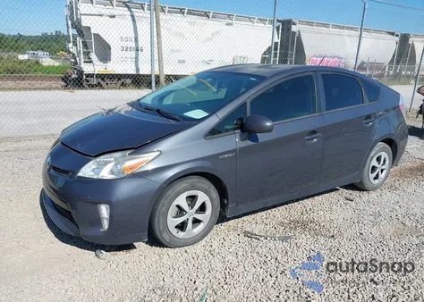 2012 Toyota Prius Two из США, поврежденный, VIN JTDKN3DU3C1514027